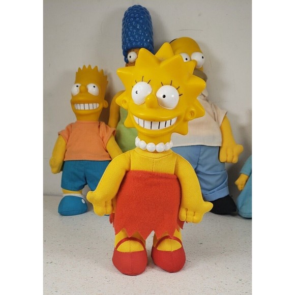 VTG. 1990 THE SIMPSON FAMILY DOLLS COMPLETE ~ MATT GROENING & 20th CENTURY FOX - Picture 7 of 16